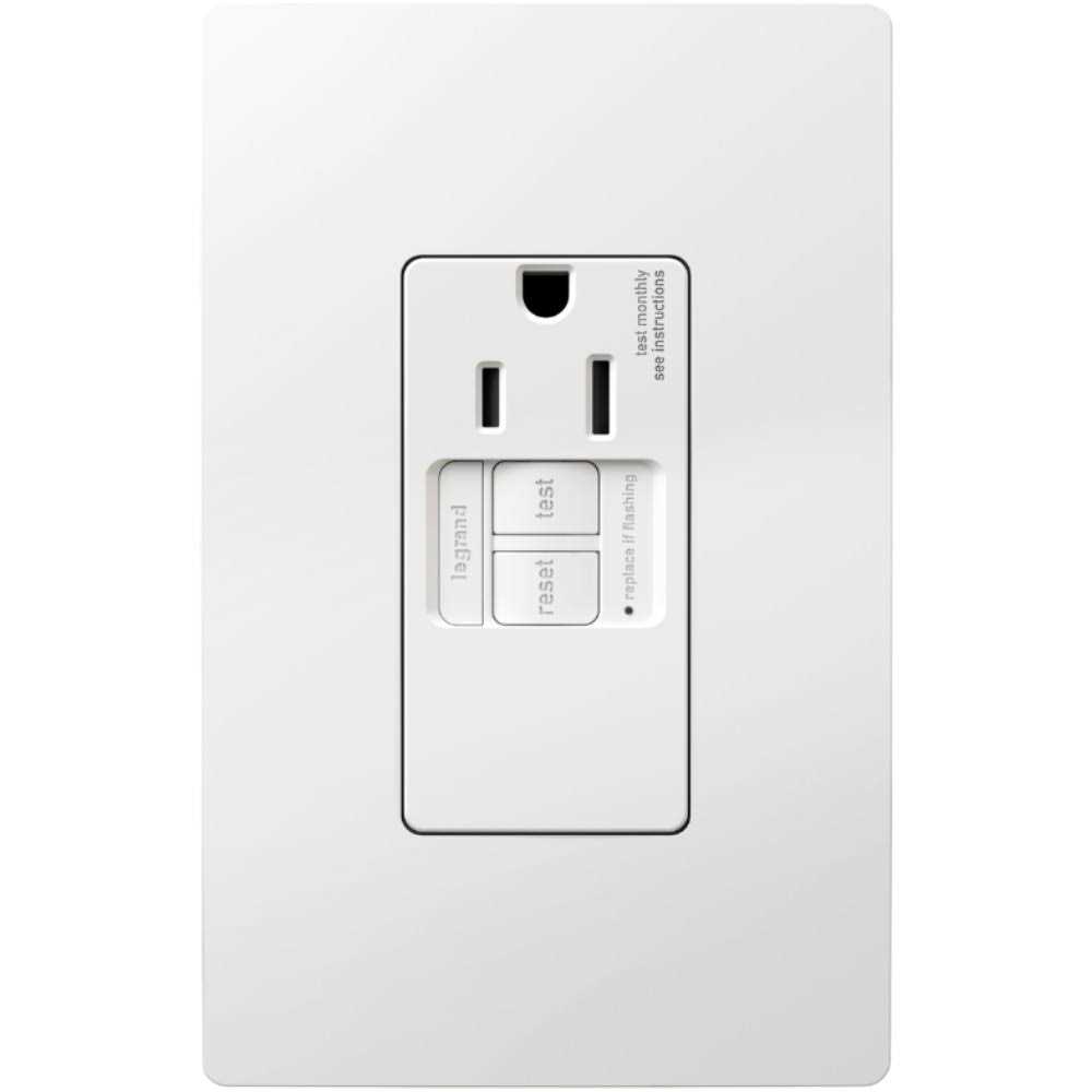 Radiant 20A Tamper-Resistant Self-Test Simplex GFCI Outlet - Zenithce
