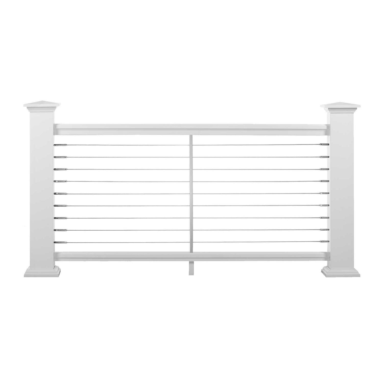 TimberTech Universal Rail Pack for Cable Glass or Aluminum Balusters - Zenithce