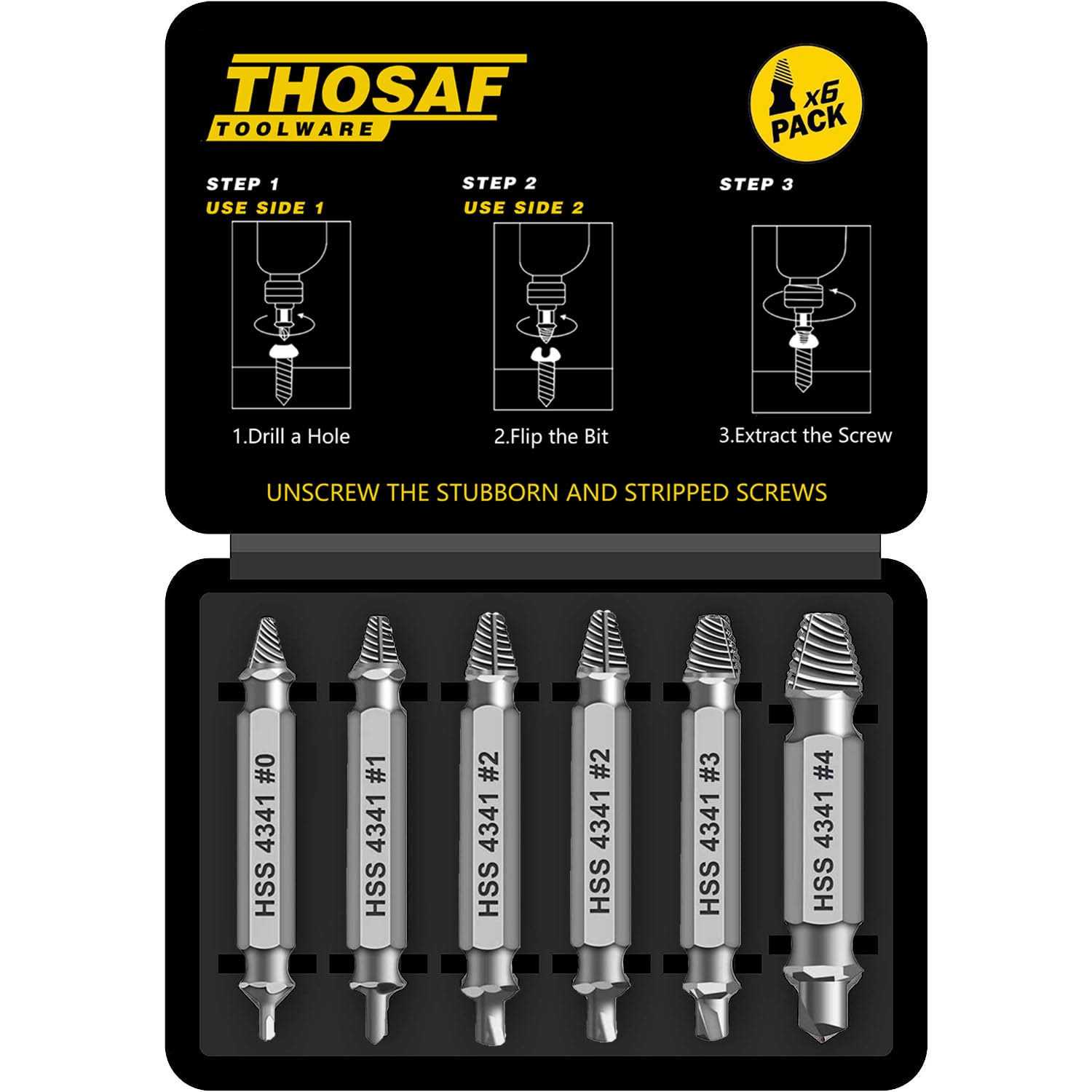 THORVALD Carpenter Pencils Set for Carpenter Incl. 7 Leads + Sharpener + Finger grip - Zenithce