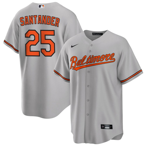 Baltimore Orioles #25 Anthony Santander Gray Cool Base Stitched Jersey - Zenithce