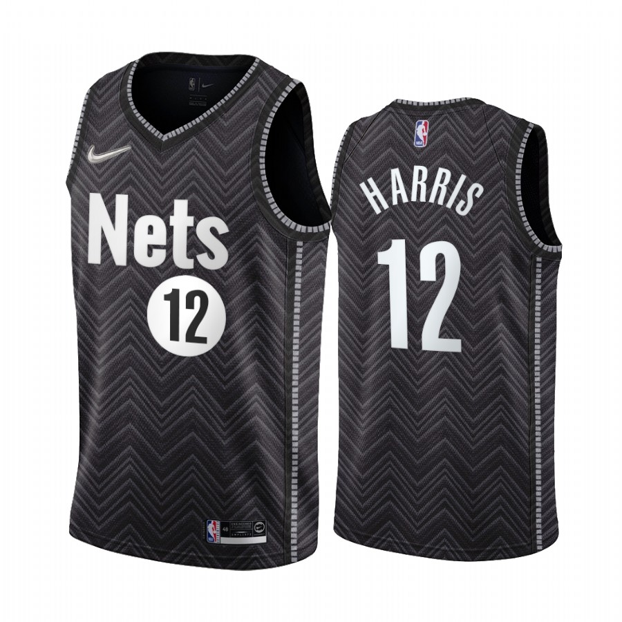 Brooklyn Nets #12 Joe Harris Black Swingman 2020-21 Earned Edition Jersey - Zenithce