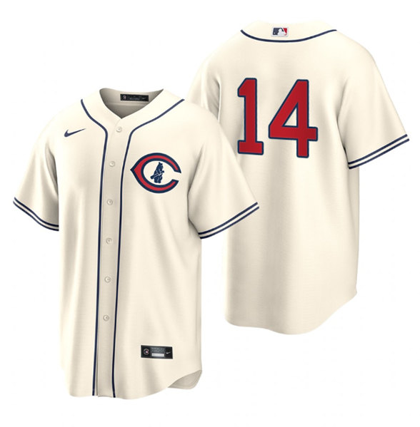 Chicago Cubs #14 Ernie Banks 2022 Cream Field Of Dreams Cool Base Stitched Baseball Jersey - Zenithce