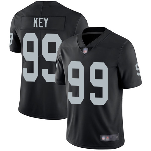 Raiders #99 Arden Key Black Vapor Untouchable Limited Stitched Jersey - Zenithce