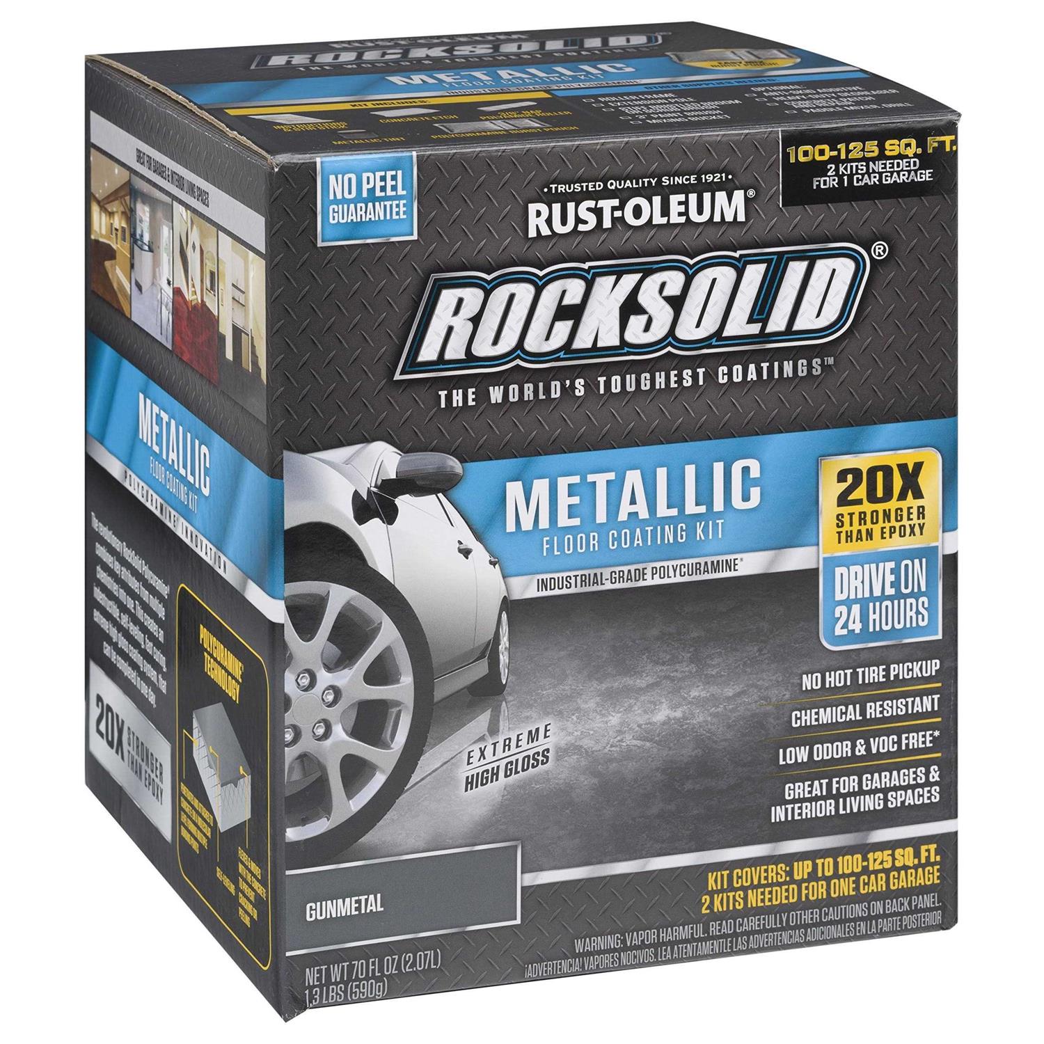 Rust-Oleum 293513 RockSolid Polycuramine Garage Floor Coating Kit - Zenithce