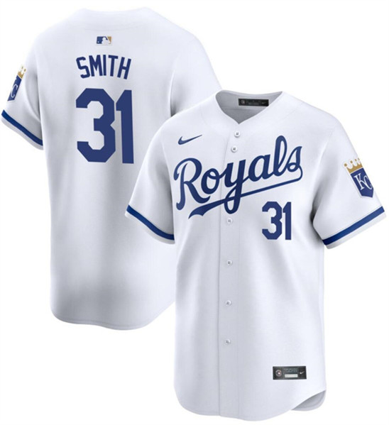 Kansas City Royals #31 Will Smith White 2024 Home Limited Cool Base Stitched Jersey - Zenithce