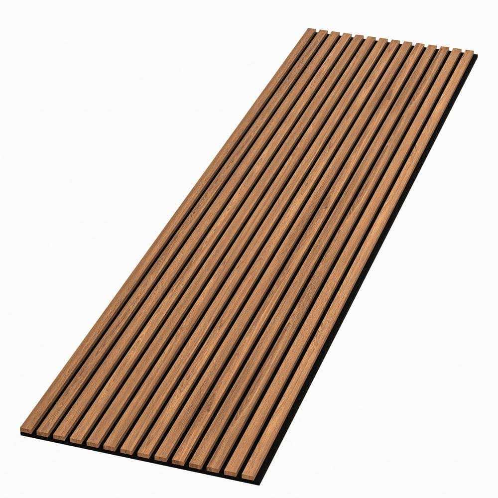 Ejoy 12.6 in x 0.8 in. Acoustic Vinyl Wall Cladding Siding Board - Zenithce