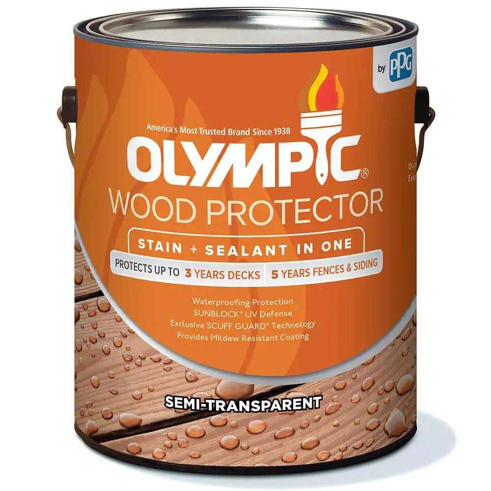 Olympic WaterGuard Exterior Wood Stain & Sealer - Zenithce