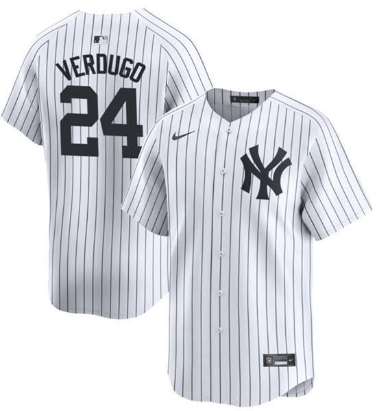 New York Yankees #24 Alex Verdugo White 2024 Away Limited Cool Base Stitched Jersey - Zenithce