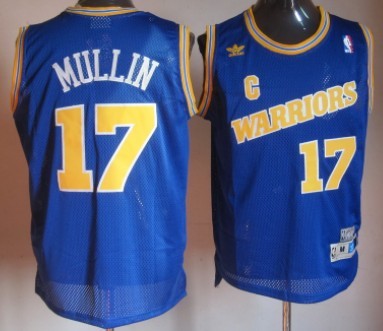 Golden State Warriors #17 Chris Mullin 1988-89 Blue Swingman Throwback Jersey - Zenithce
