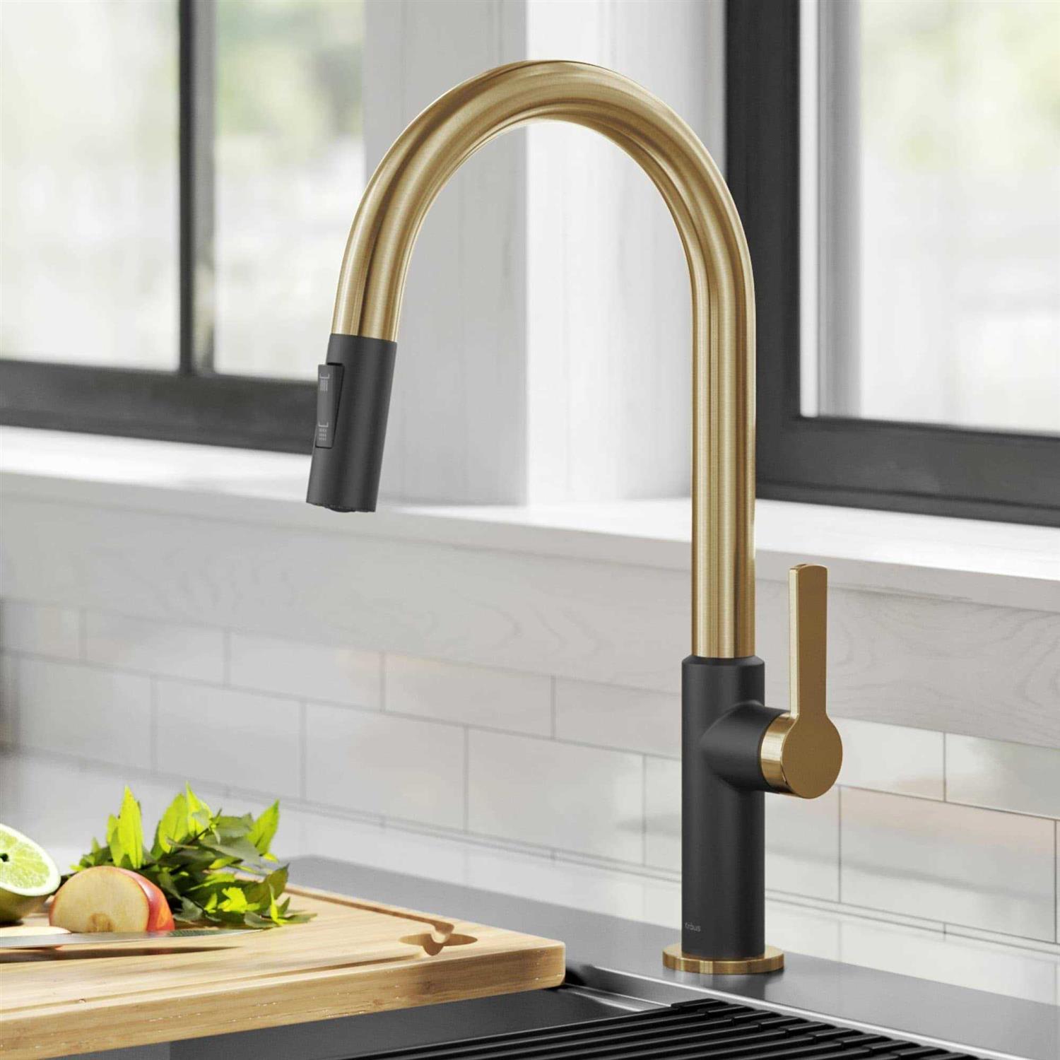 Kraus Oletto Single Handle Pull-Down Kitchen Faucet KPF-2820 - Zenithce