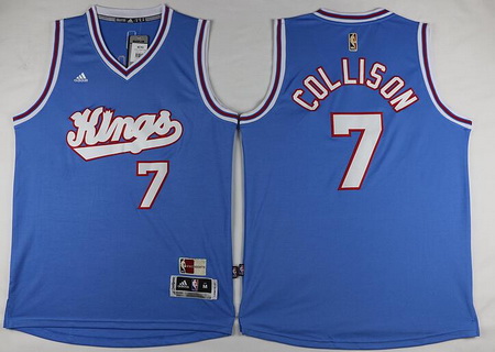 Sacramento Kings #7 Darren Collison Revolution 30 Swingman 2015-16 Blue Jersey - Zenithce