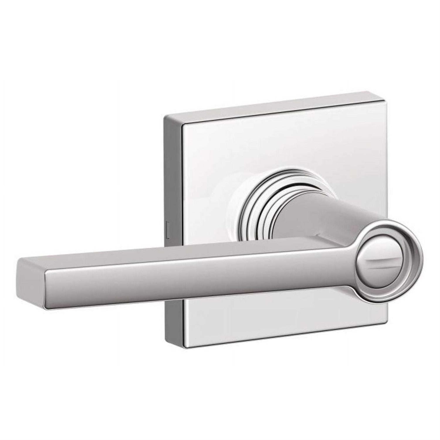 Schlage J40-SOL-COL Solstice Privacy Door Lever Set with Decorative Collins Trim - Zenithce