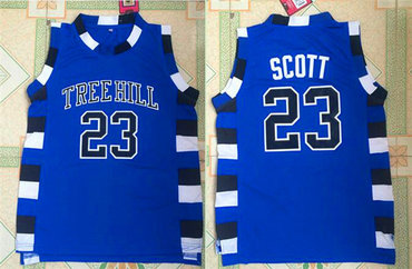 One Three Hill 23 Scott Blue Stitched Jersey - Zenithce