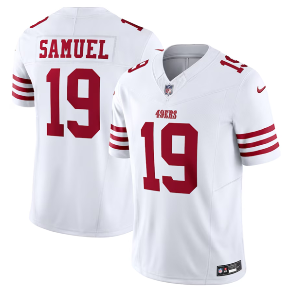 San Francisco 49ers #19 Deebo Samuel White 2023 F.U.S.E. Vapor Untouchable Limited Stitched Jersey - Zenithce