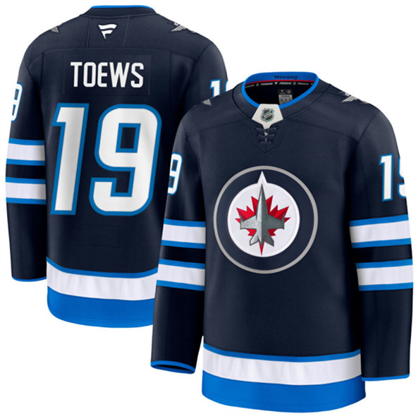 Winnipeg Jets #19 Jonathan Toews Navy 2024-25 Home Stitched Jersey - Zenithce