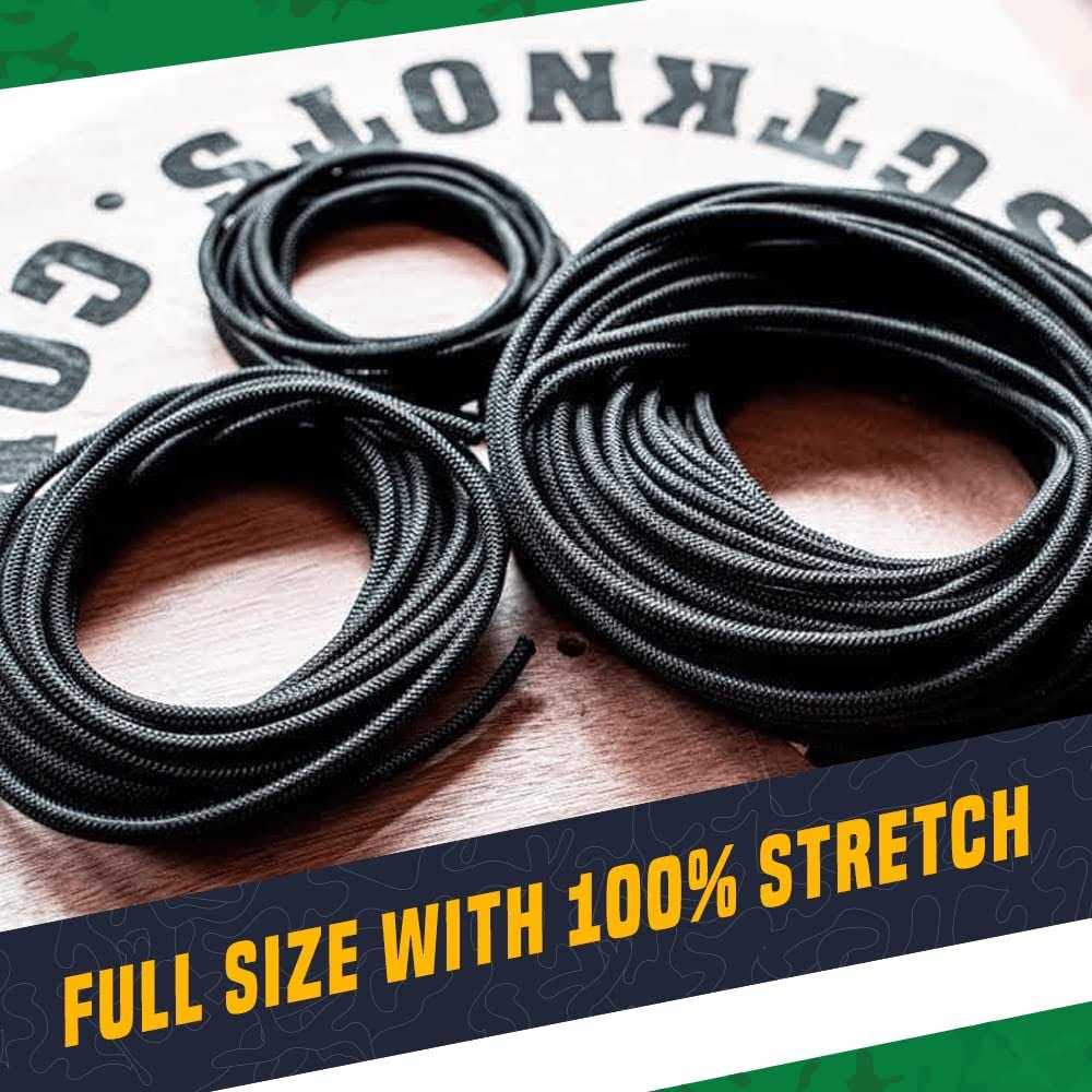 SGT KNOTS Diamond Grip Shock Cord Bungee Stretch Cord - Zenithce