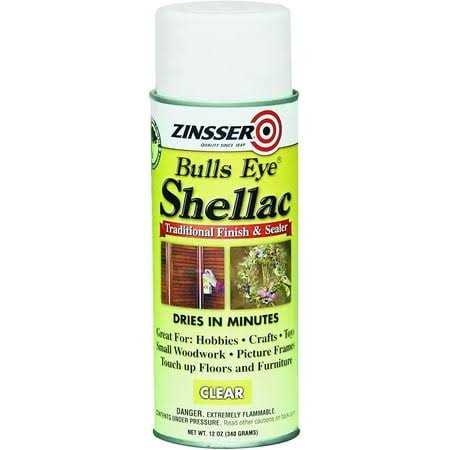 Zinsser 12 oz Clear Bulls Eye Spray Shellac - Zenithce