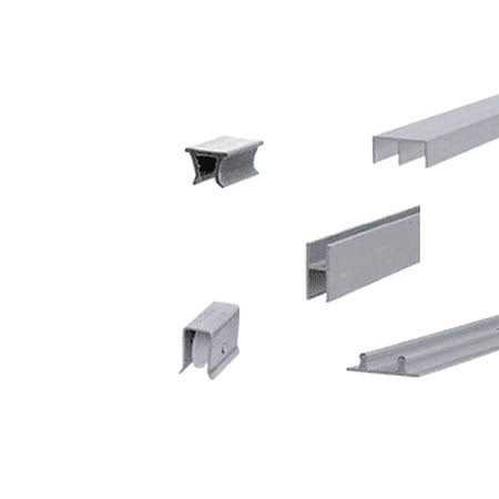 Crl Satin Anodized Continental Style 48 Pre-Cut Security Track Assembly Cta48a - Zenithce