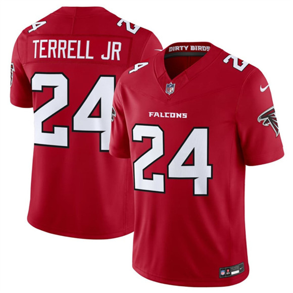 Atlanta Falcons #24 A.J. Terrell Red 2026 New F.U.S.E. Vapor Untouchable Limited Stitched Jersey - Zenithce