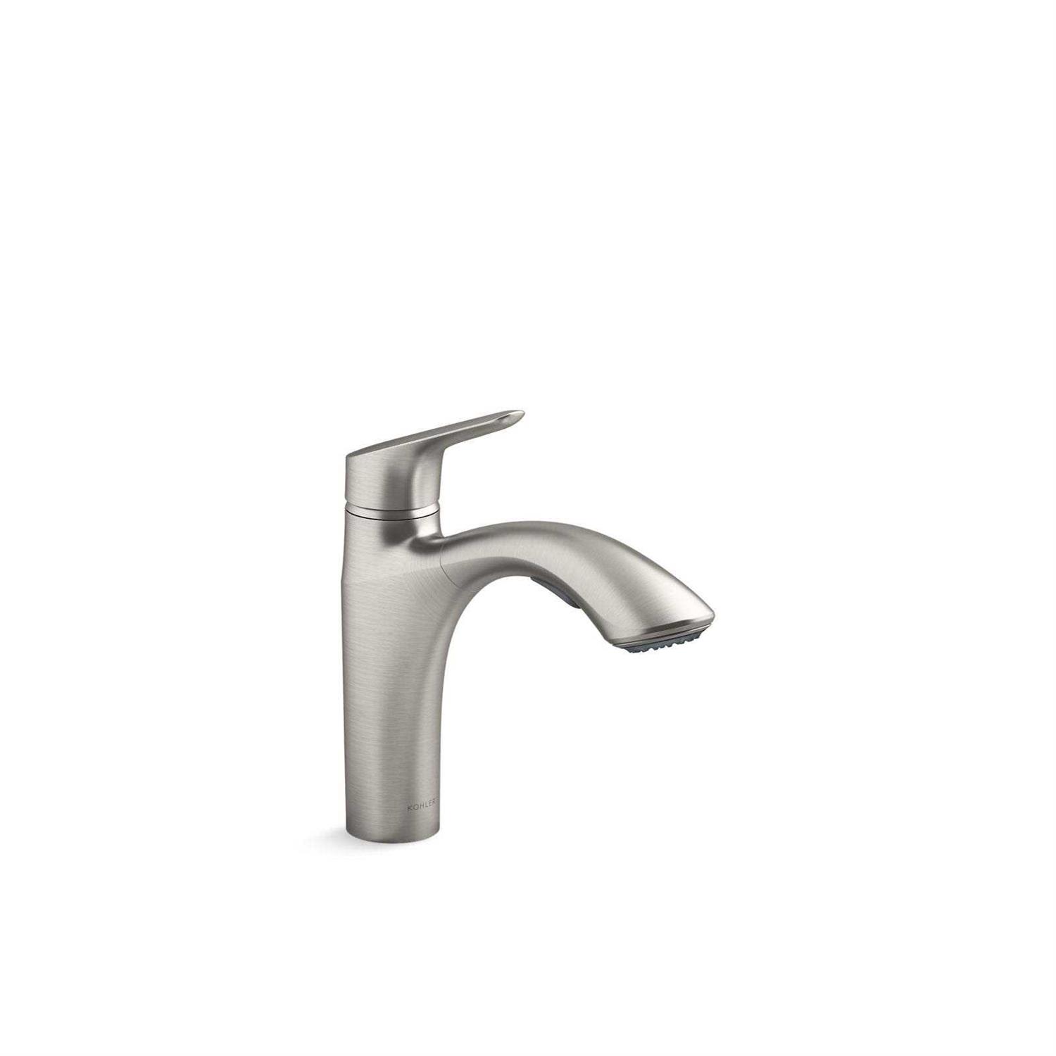 KOHLER Rival Pull-down kitchen sink faucet with two-function sprayhead - Zenithce