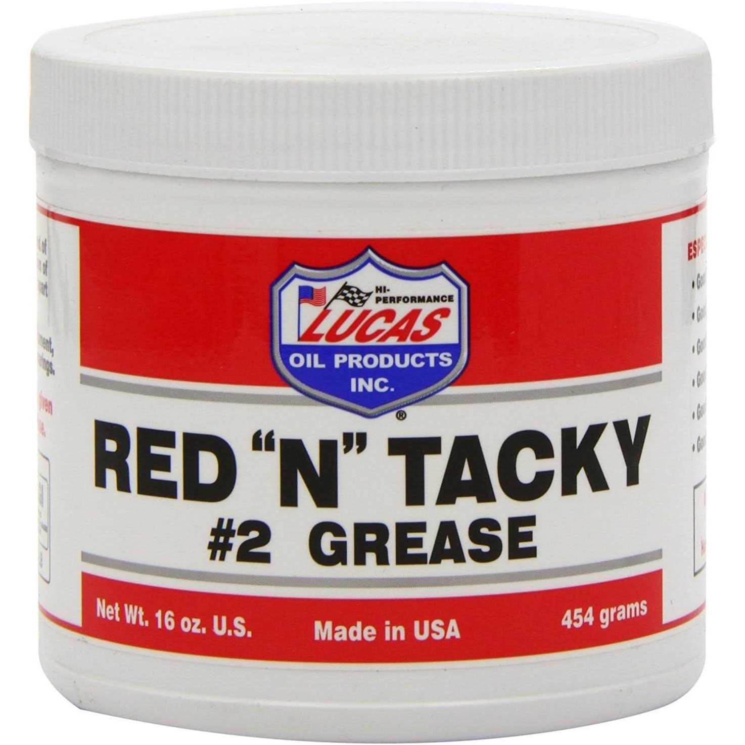 Lucas Oil Red N Tacky Grease - Zenithce