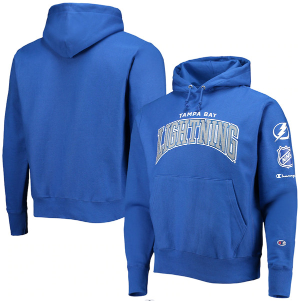 Tampa Bay Lightning Champion Blue OB Capsule II Pullover Hoodie - Zenithce