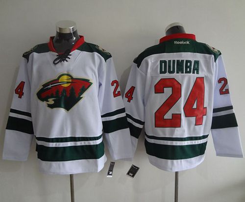 Wild #24 Matt Dumba White Stitched Jersey - Zenithce