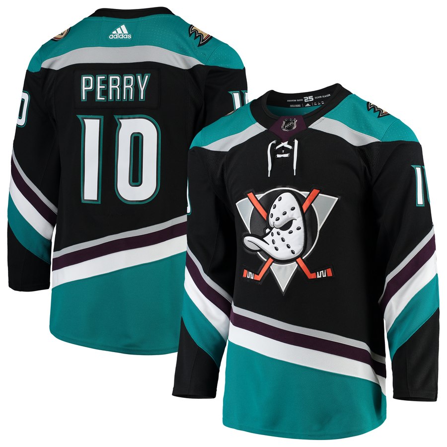 Anaheim Ducks #10 Corey Perry Black Stitched Adidas Jersey - Zenithce