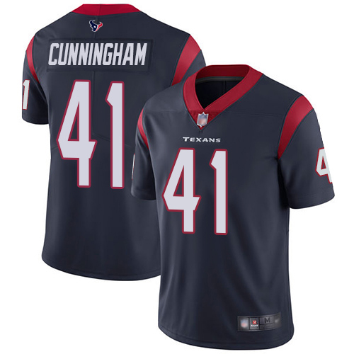 Houston Texans #41 Zach Cunningham Navy Vapor Untouchable Limited Stitched Jersey - Zenithce