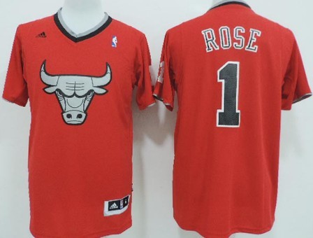 Chicago Bulls #1 Derrick Rose Revolution 30 Swingman 2013 Christmas Day Red Jersey - Zenithce