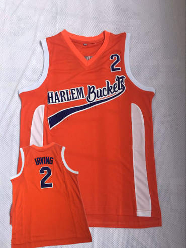 Harlem Buckets 2 Irving Orange Uncle Drew Movie Jersey - Zenithce