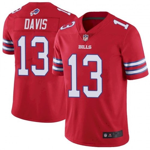 Buffalo Bills #13 Gabriel Davis Red Vapor Untouchable Limited Stitched Jersey - Zenithce