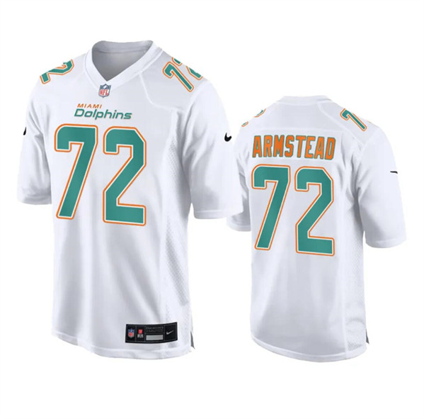 Miami Dolphins #72 Terron Armstead White Fashion Vapor Untouchable Stitched Jersey - Zenithce