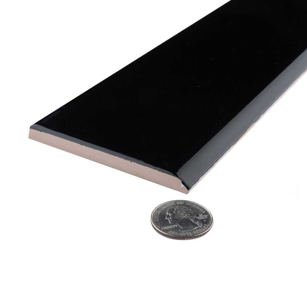 Merola Tile Battiscopa 13 x 3 Ceramic Bullnose Tile Trim - Zenithce