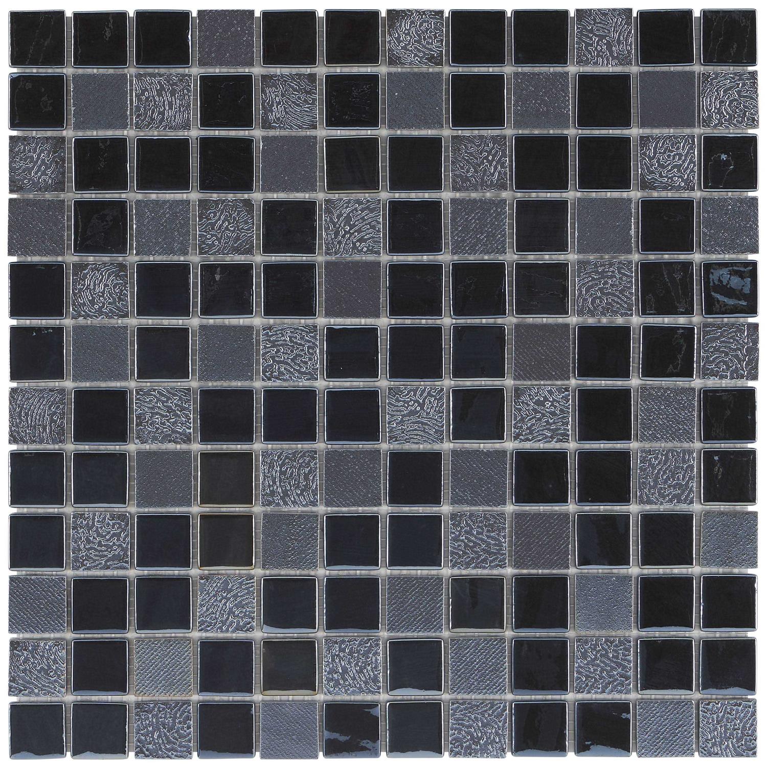Rapids 1 x 1 Glass Grid Mosaic Wall & Floor Tile Ivy Hill Tile - Zenithce