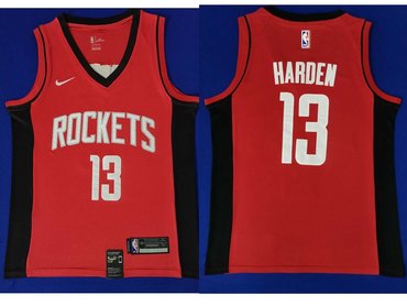 Rockets #13 James Harden Red Swingman Limited Edition Jersey - Zenithce