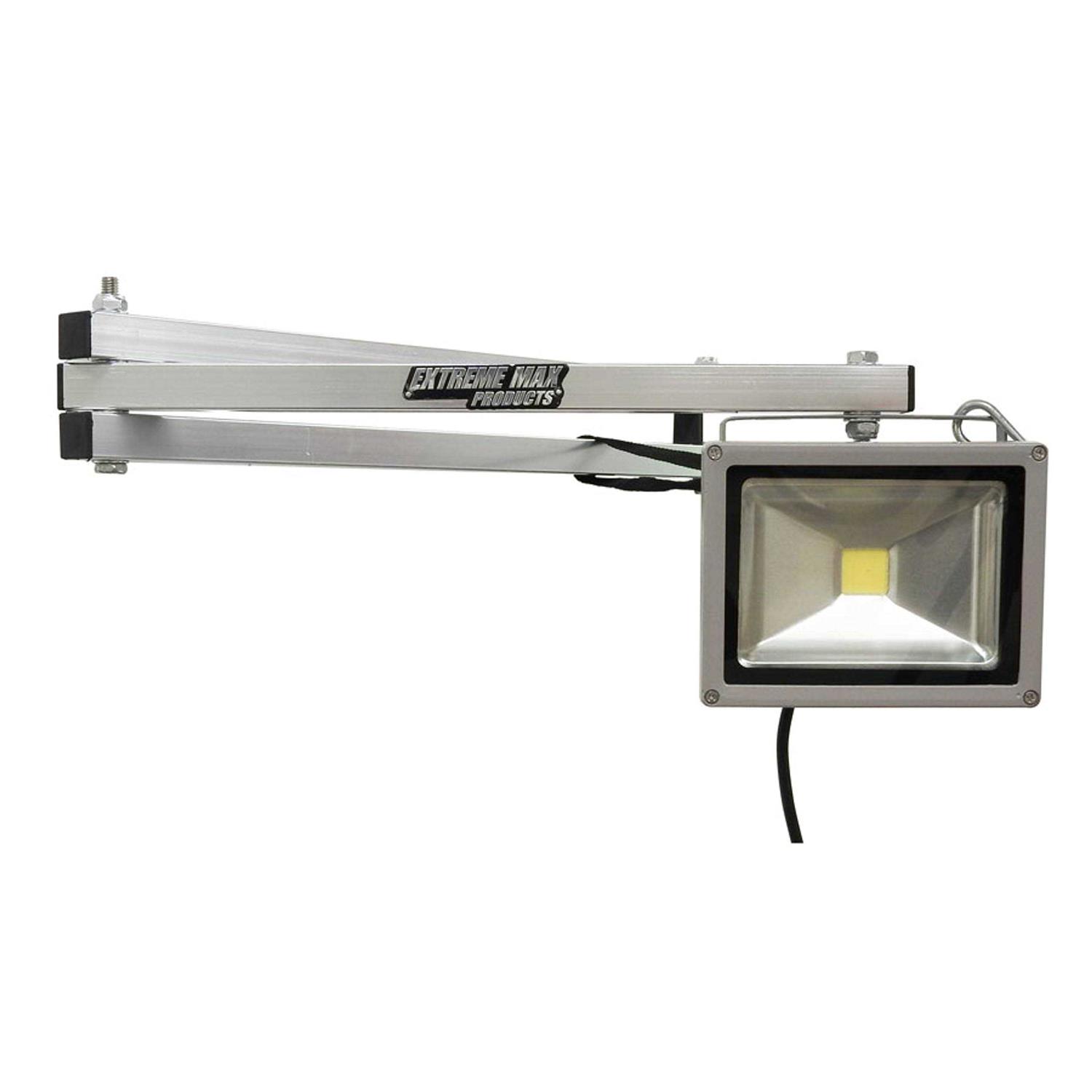 Extreme Max 5001.6062 Wall-Mount Aluminum Tie-Down Hanger Storage Rack Shelf for Enclosed Race Trailer - Zenithce