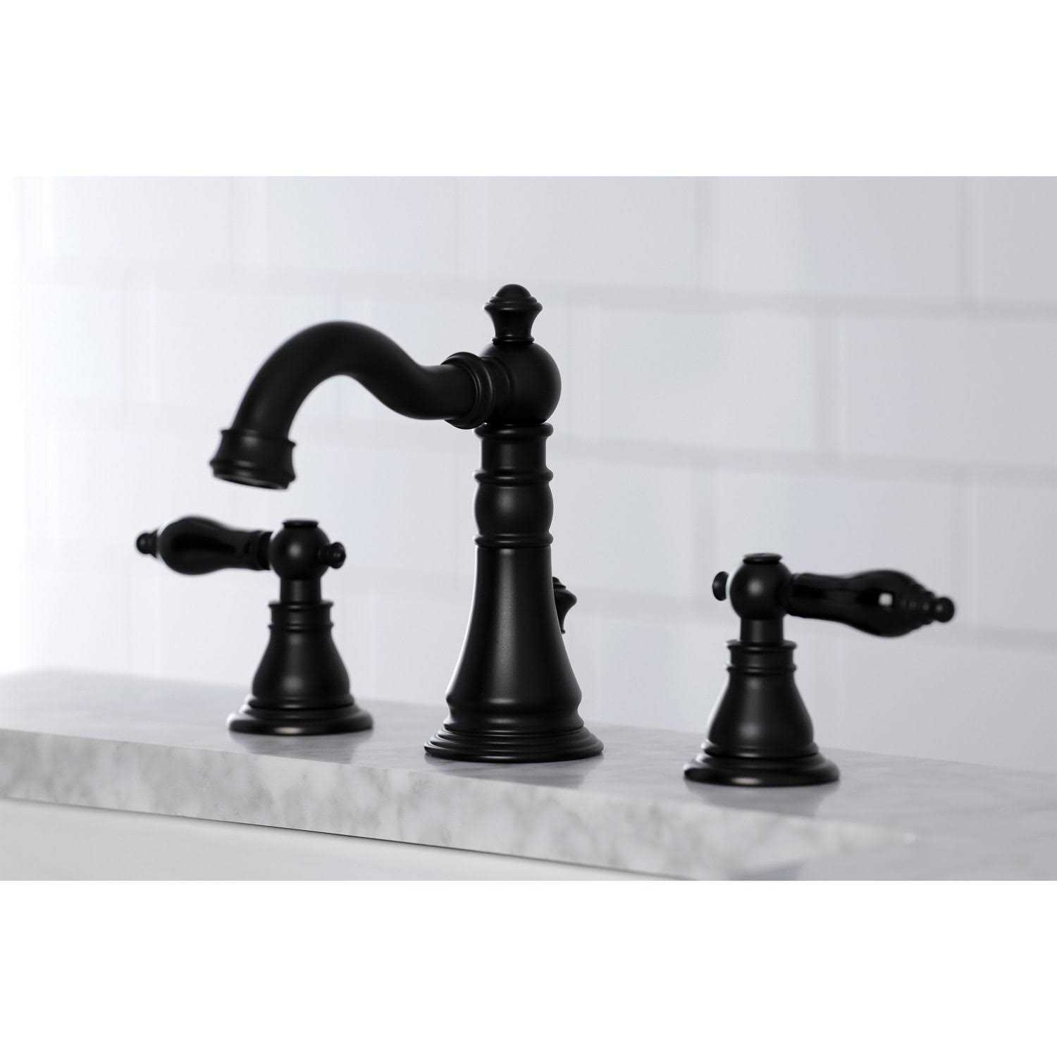 Fauceture American Classic Widespread Bathroom Faucet Brass FSC197 - Zenithce