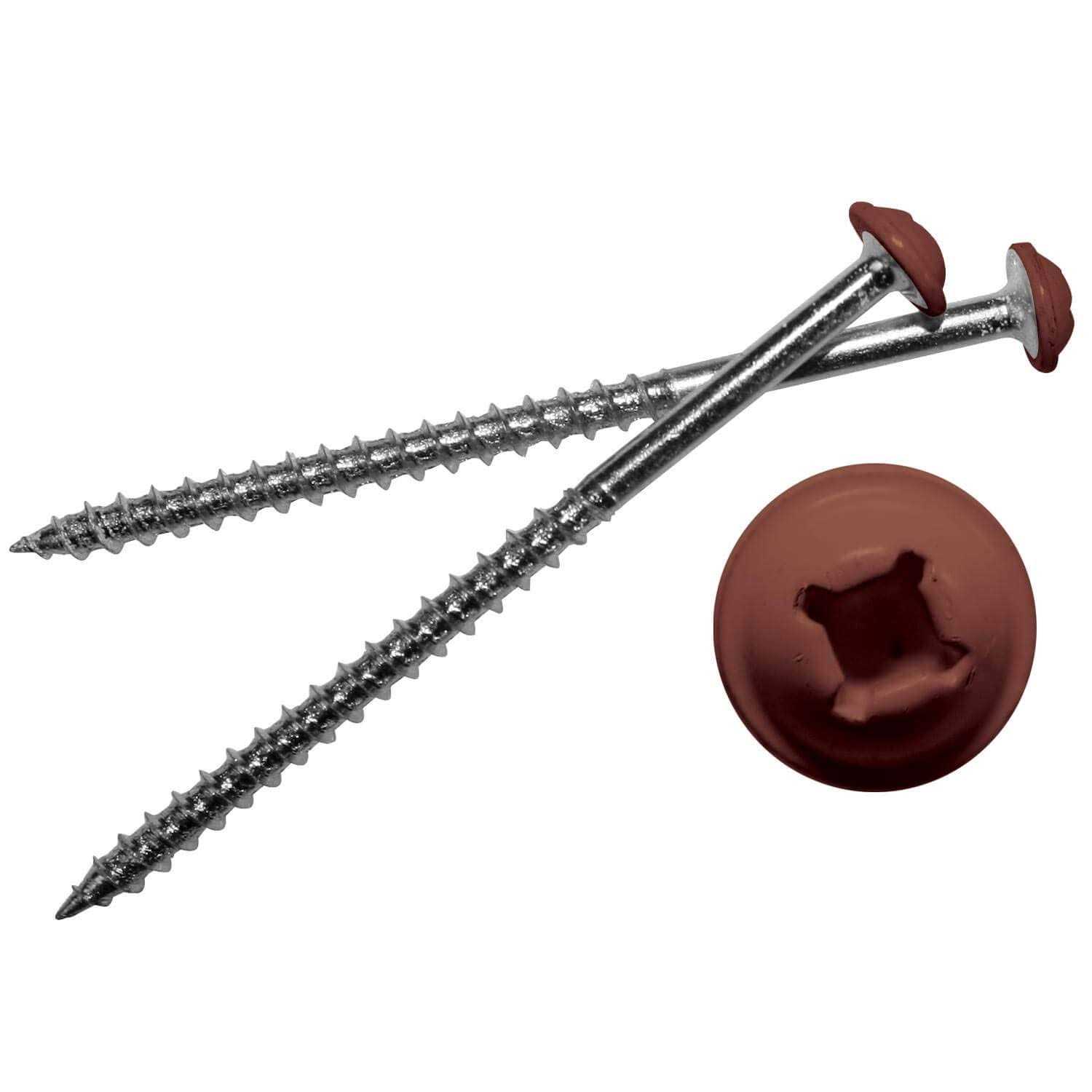 Mid America Painted Screws for Vinyl Shutters Bag of 12 - Zenithce