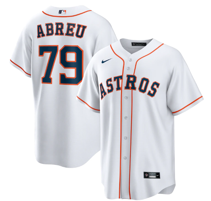 Houston Astros #79 José Abreu White Cool Base Stitched Jersey - Zenithce