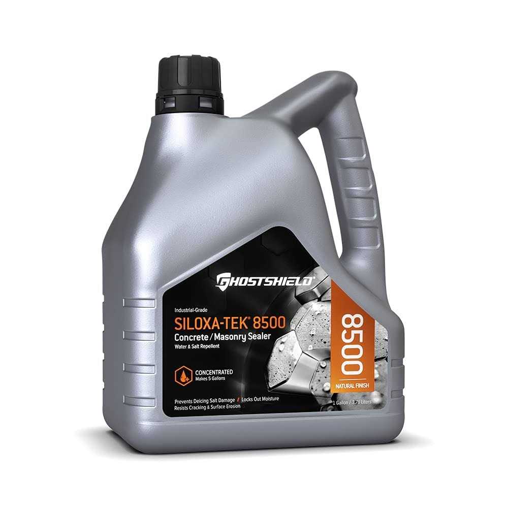 Ghostshield Siloxa-Tek 8500 Ultra Concentrate 1 Gallon Penetrating Concrete Sealer Water and Salt Repellent - Zenithce