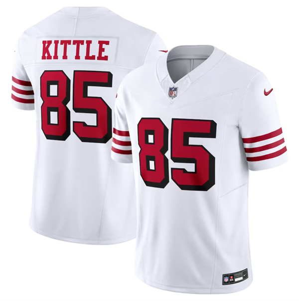 San Francisco 49ers #85 George Kittle New White 2023 F.U.S.E. Vapor Untouchable Limited Stitched Jersey - Zenithce
