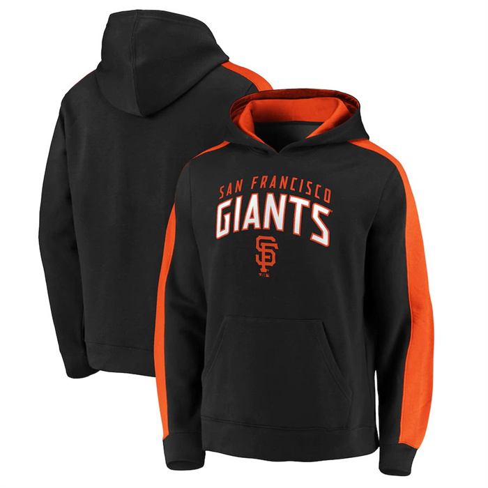 San Francisco Giants Navy Game Time Arch Pullover Hoodie Pullover Hoodie - Zenithce