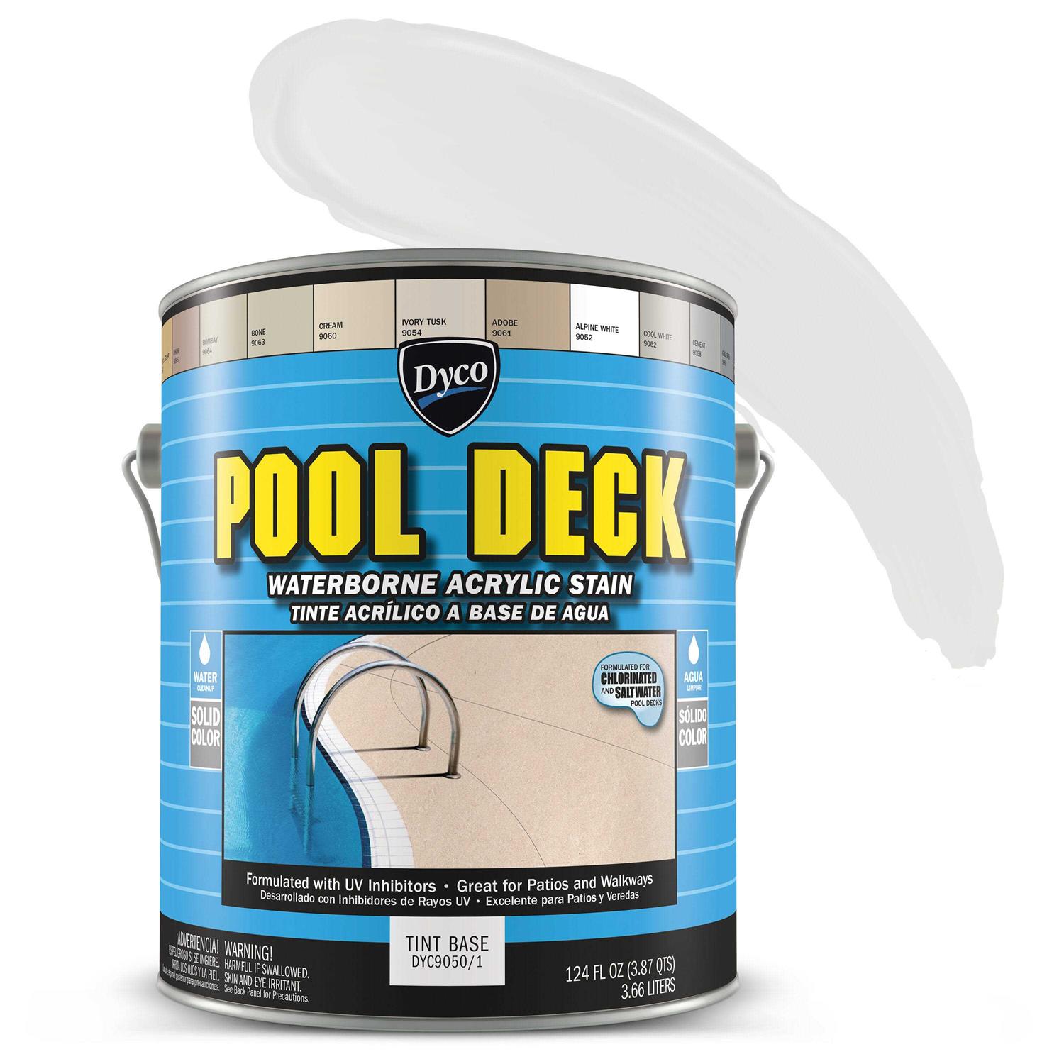 Dyco Paints Pool Deck Low Sheen Waterborne Acrylic Stain - Zenithce