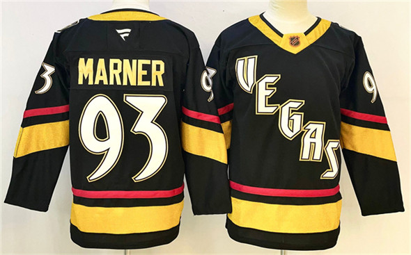 Vegas Golden Knights #93 Mitch Marner Black 2024-25 Stitched Jersey - Zenithce