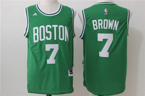 Boston Celtics #7 Jaylen Brown Green Stitched adidas Revolution 30 Swingman Jersey - Zenithce
