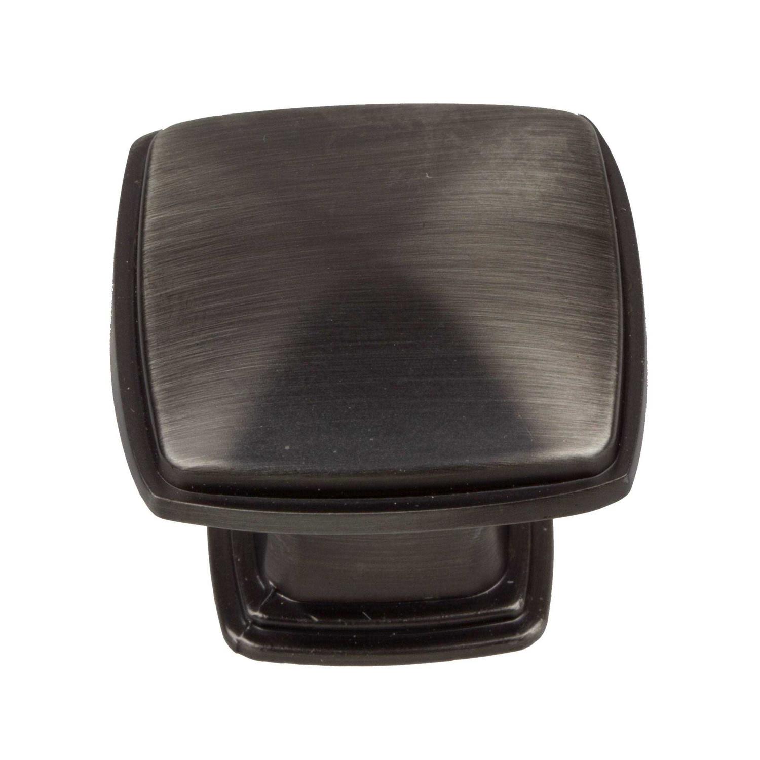 GlideRite 1-1/4 Square Deco Cabinet Knobs - Zenithce