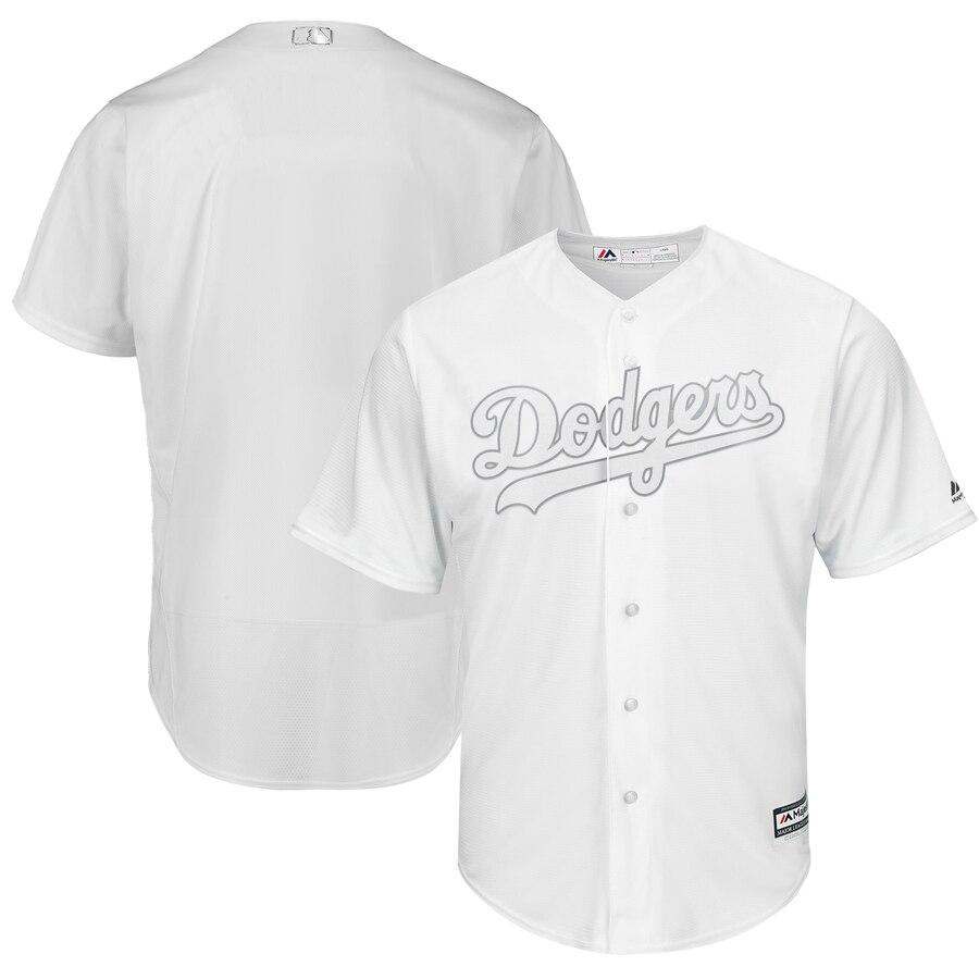 Los Angeles Dodgers Majestic White 2019 Players' Weekend Team Stitched Jersey - Zenithce