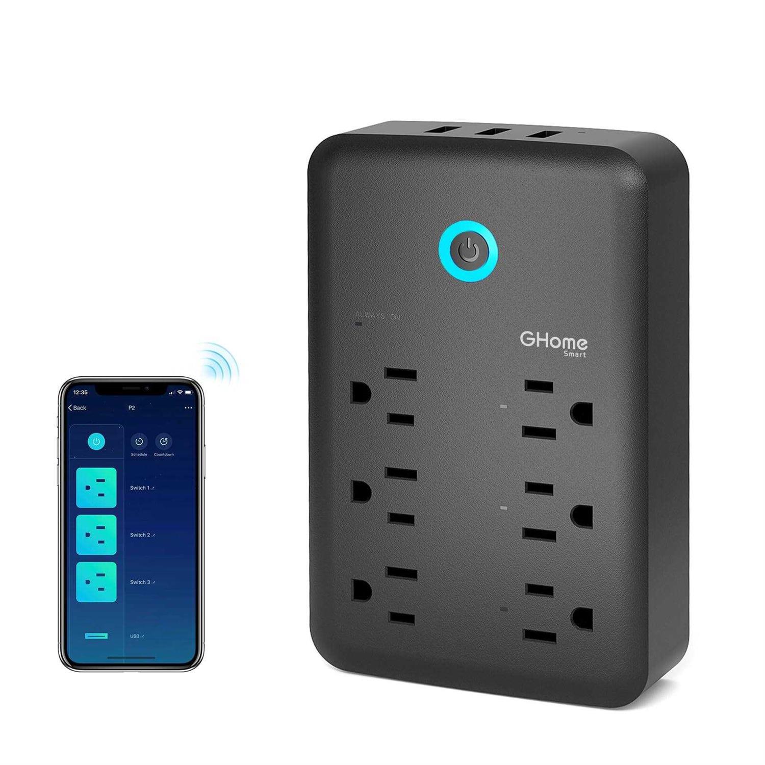 GHome Smart Smart Smart Outlet - Zenithce