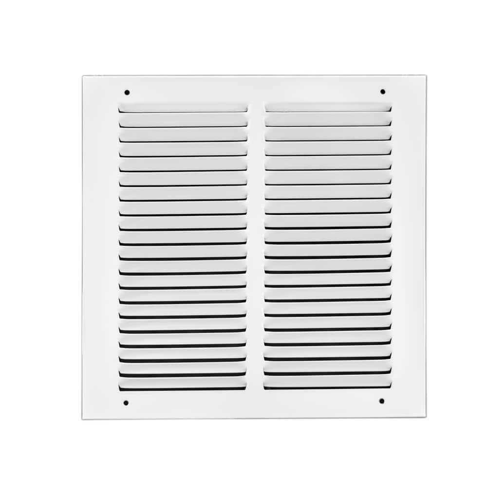 Venti Air 8 in. White Flat Return Air Steel Grille - Zenithce